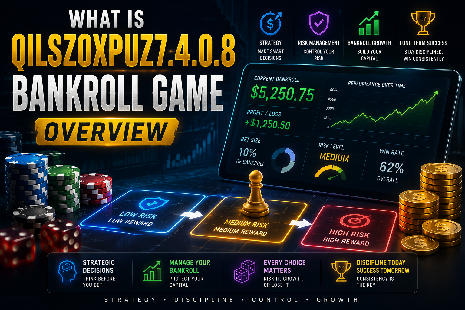 what is qilszoxpuz7.4.0.8 bankroll game overview
