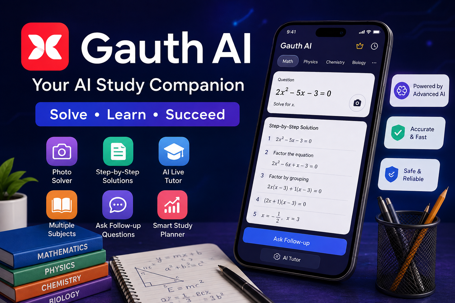 Gauth AI Review 2026: 9 Powerful Features, Pricing & Guide