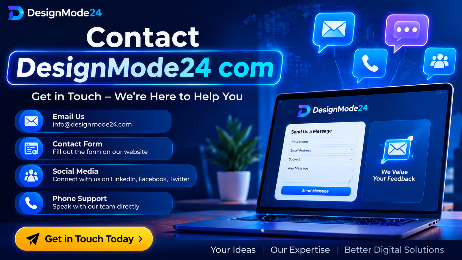 Contact DesignMode24 com: 7 Easy Ways to Get in Touch