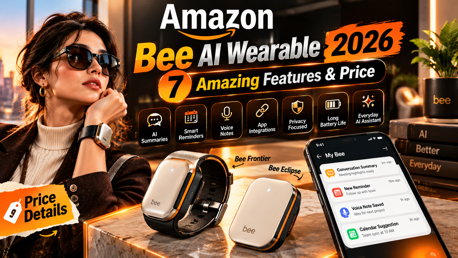Amazon Bee AI Wearable 2026: 7 Amazing Features & Price
